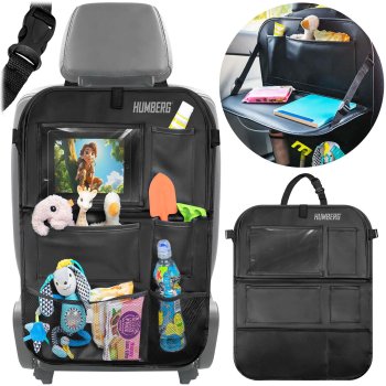 Car seat organizer with tray and tablet pocket Humberg HM-993
