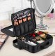 Makeup Case Box Travel Cosmetic Bag Organizer, Black