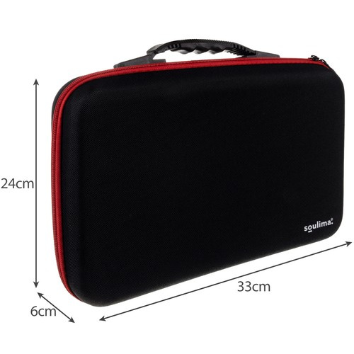 Soulima 22886 Nail Polish Organizer Case for 60 Bottles, Black (2)