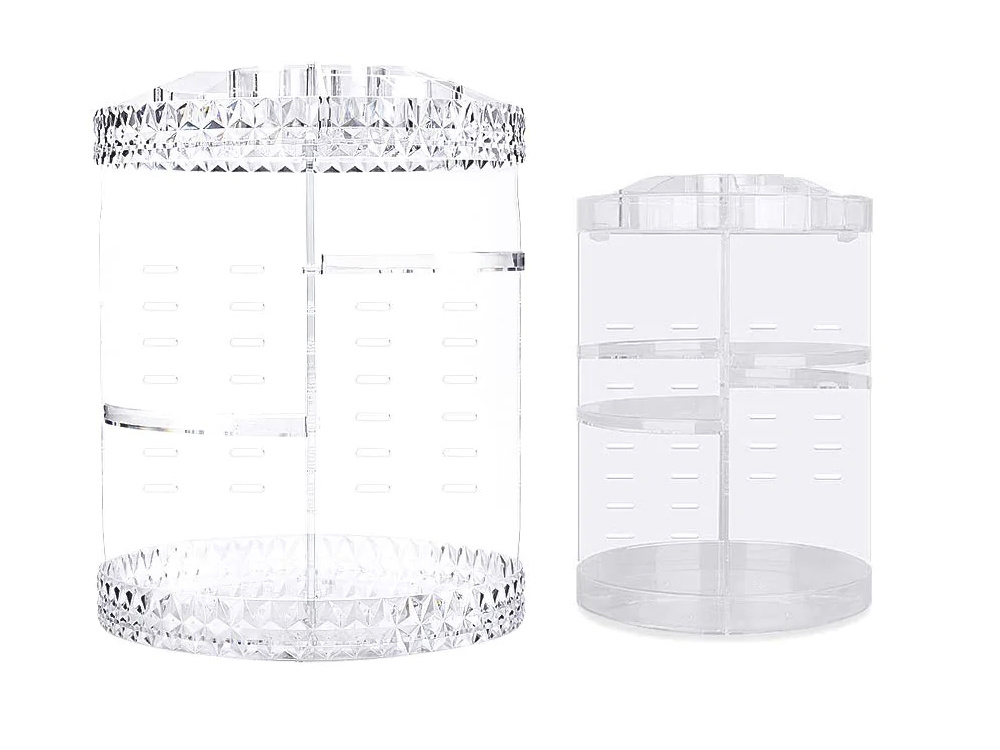 Rotatable Acrylic Cosmetics Organiser (10)
