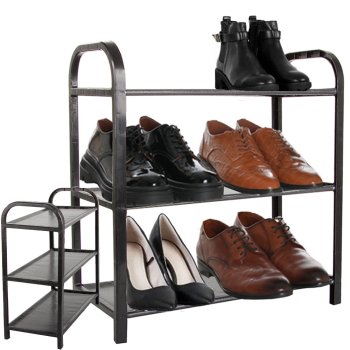Shoe Shelf Shoe Organizer Cabinet Rack 3 Shelves For Hallway