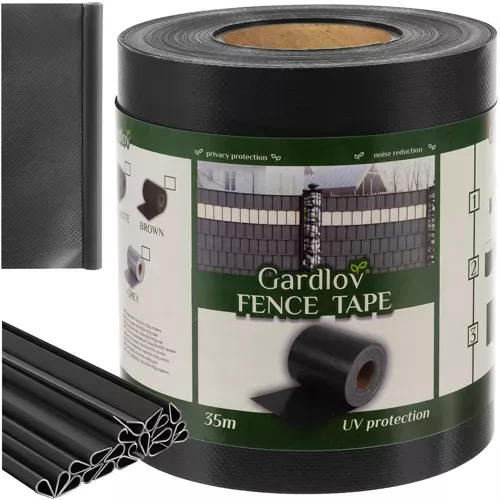 PVC Privacy Screen Strip for Balcony Terrace Garden Fence - 19cm x 35m, Anthracite