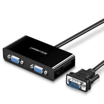 Video splitter UGREEN 40254 - VGA to 2x VGA - 1m (black)