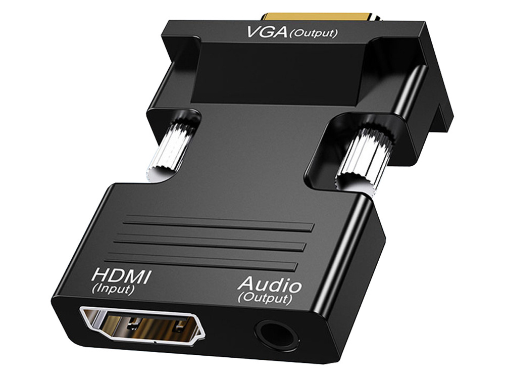 HDMI to VGA Adapter Converter with 3.5mm Audio Output (1)