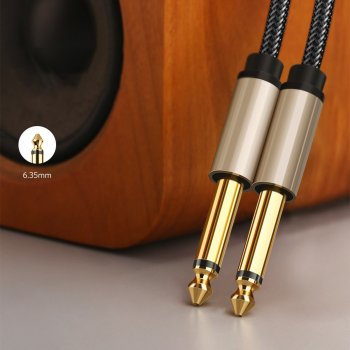 Ugreen Mono TS Jack Audio Cable 6.35mm, 5m, Black