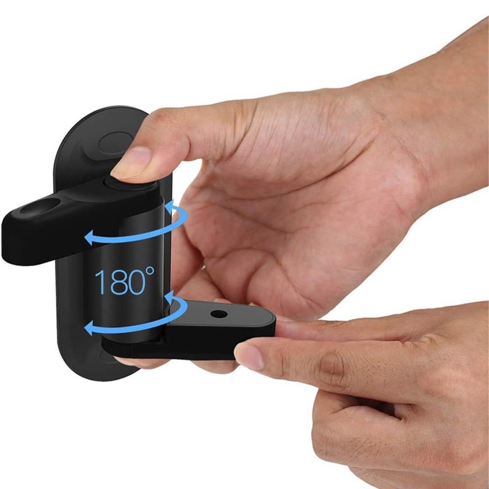 Window Door Handle Lock, Black (3)