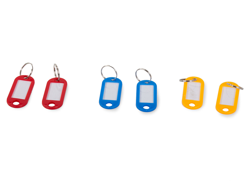 Key Tags with Labels, Set of 100 Pieces (1)