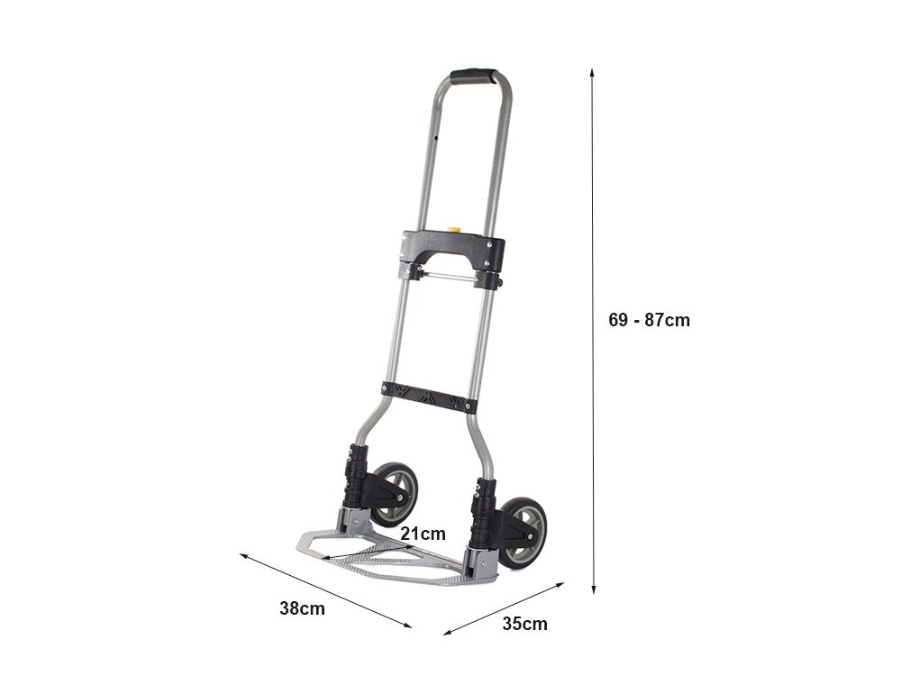 Compact Folding Carry Trolley Luggage Cart, 70 kg (0)