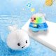 Floating Whale Bath Toy Fountain with Lights and Music