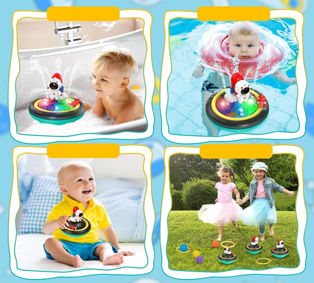 Interactive Toy Floating Fountain for Kids Bathing (3)