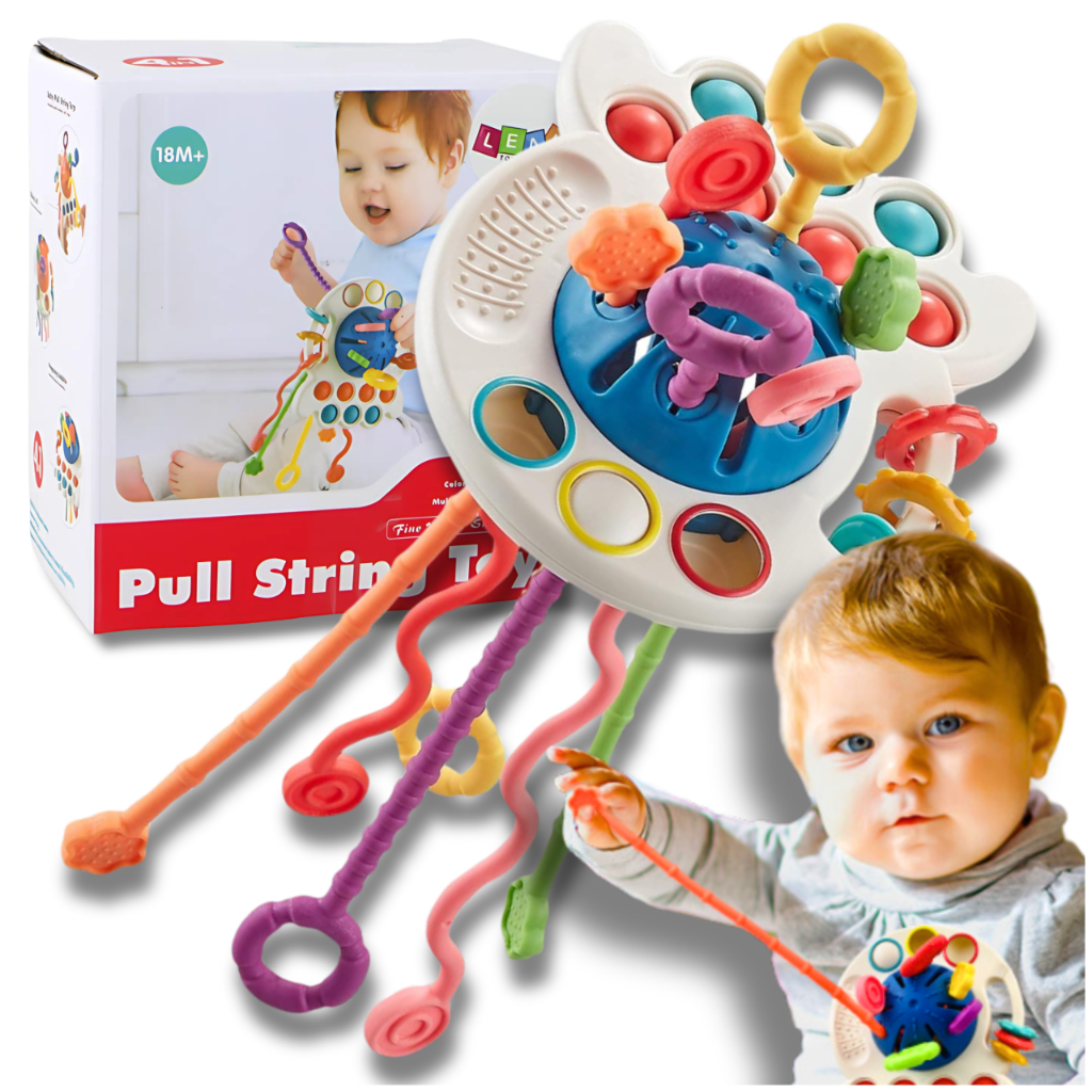 4-in-1 Octopus Sensory Toy for Babies Developmental Infant Toy