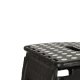 Folding Anti-slip Step Stool for Kitchen or Bathroom, 39cm, Black