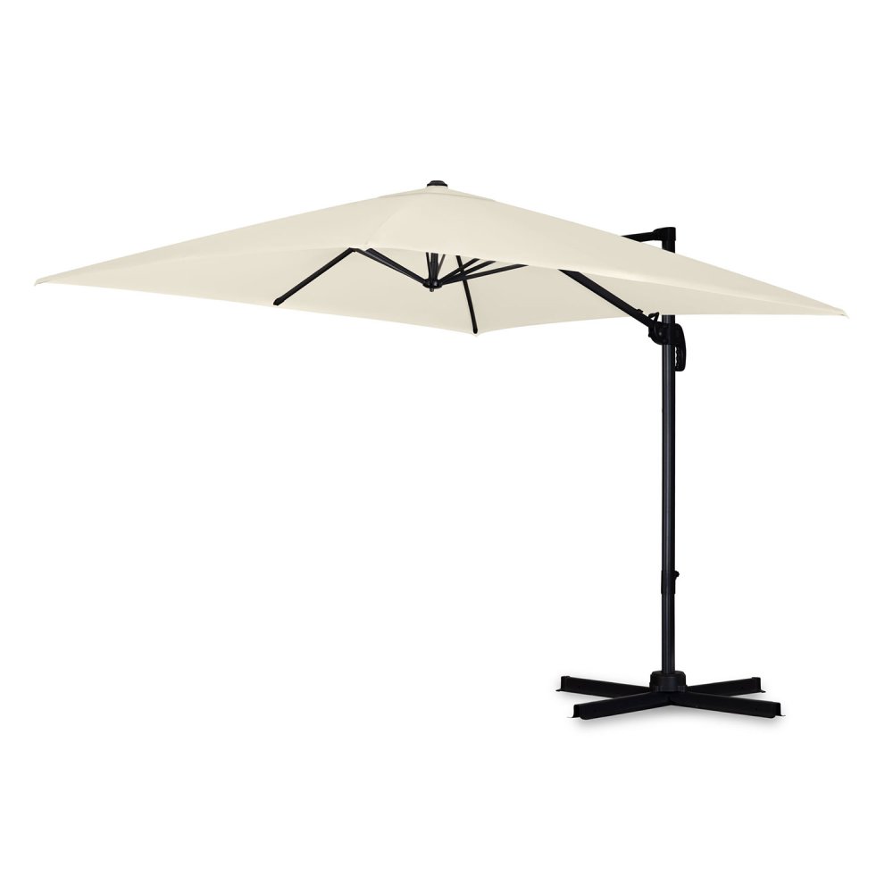 Plonos Foldable Garden Umbrella, 420 cm, Beige (0)