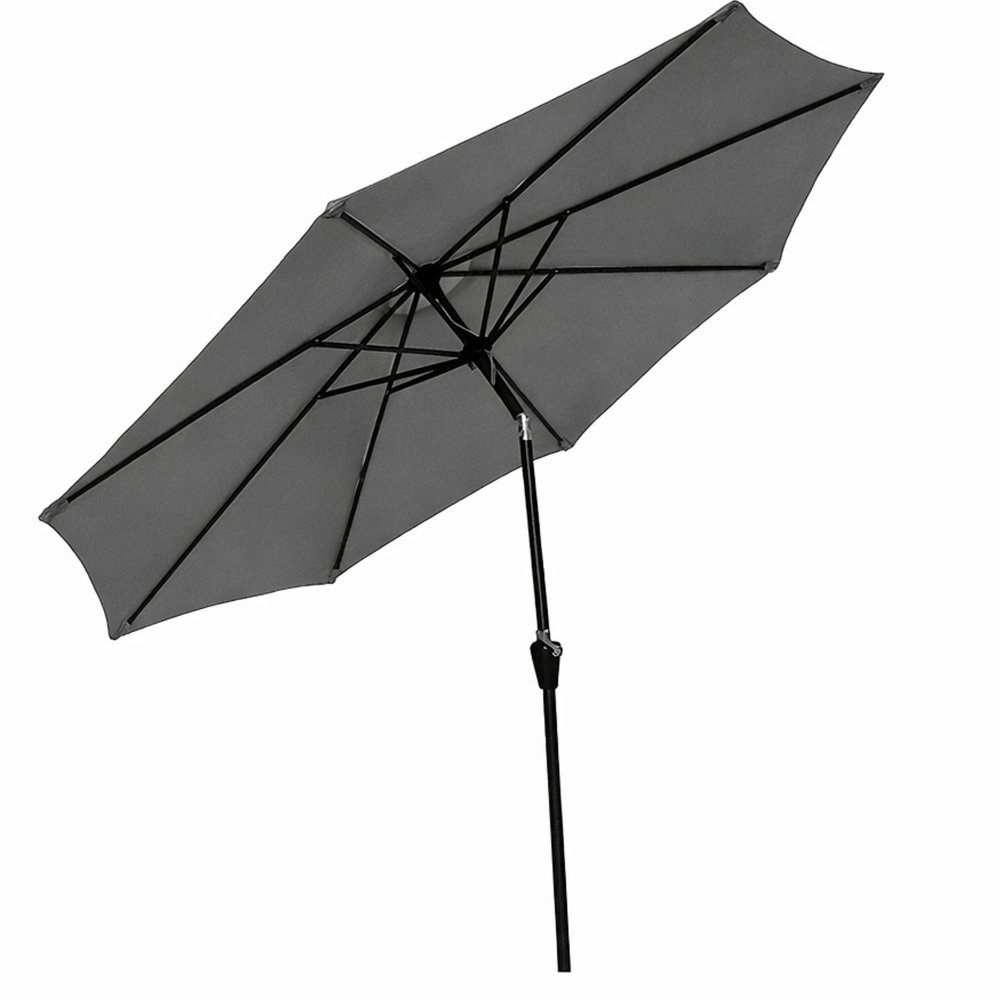 Tilting Patio Umbrella 2.7m Carruzzo Folding Garden Sunshade (0)