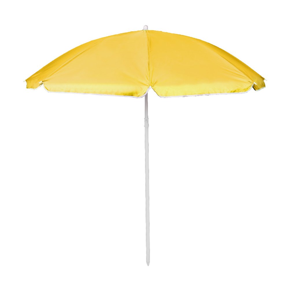 Adjustable Tilting Beach Umbrella with UV Protection 150 cm, Yellow (0)