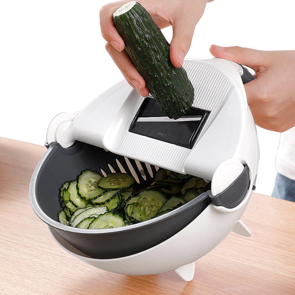 Vegetable Cutter Grater Chopper With Bowl (1)