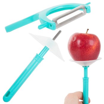 Vegetable Peeler with Fruit Scraper