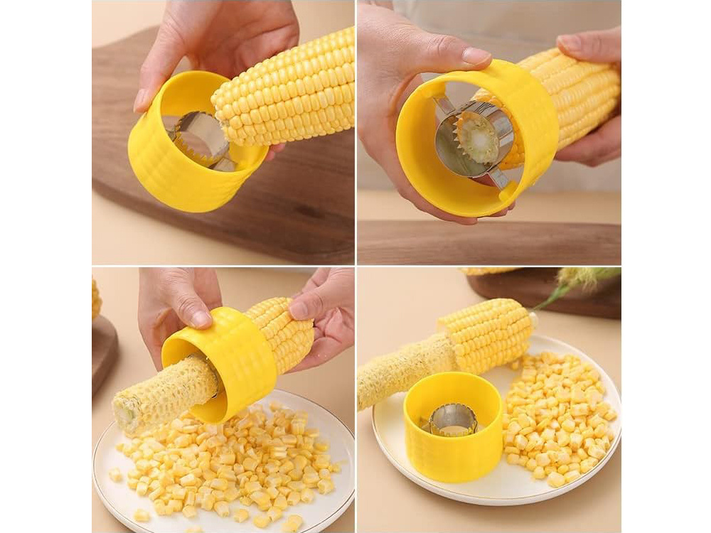 Corn Cob Peeler (Plastic, 6.8×4.8 cm) (4)
