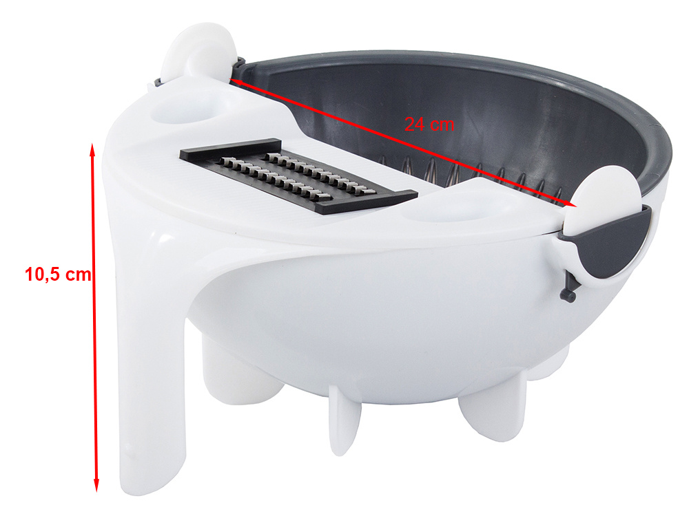 Vegetable and Fruit Slicer & Grater with Colander and Peeler (7)