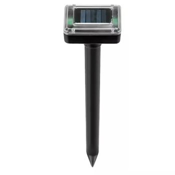 Solar mole and rodent repeller for garden