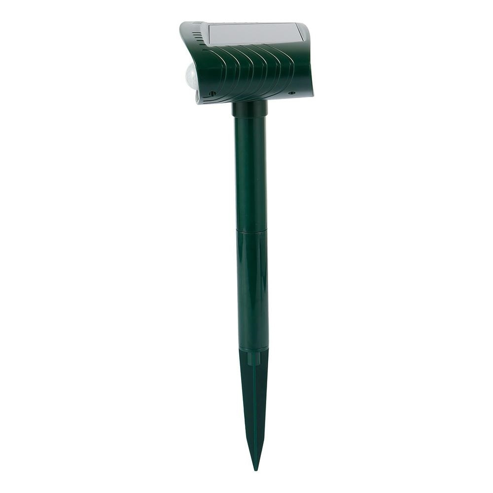 Solar Powered Ultrasonic Animal Repeller with Motion Sensor and Flashing LED (1)