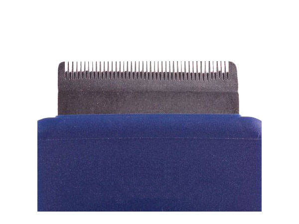 Deshedding Tool for Dogs and Cats, Undercoat Grooming Brush, 4.5 cm, Blue-Black (1)