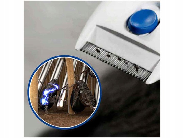 Pet Flea Comb Electric Brush Head Lice Removal Pet Cleaning Capture Fleas Tool for Dogs Cats (2)