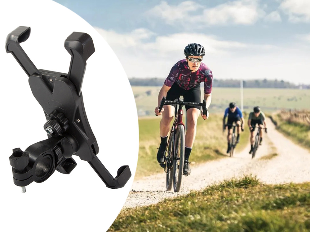 Stable Durable Motorbike Bicycle Handlebar Phone Holder (1)