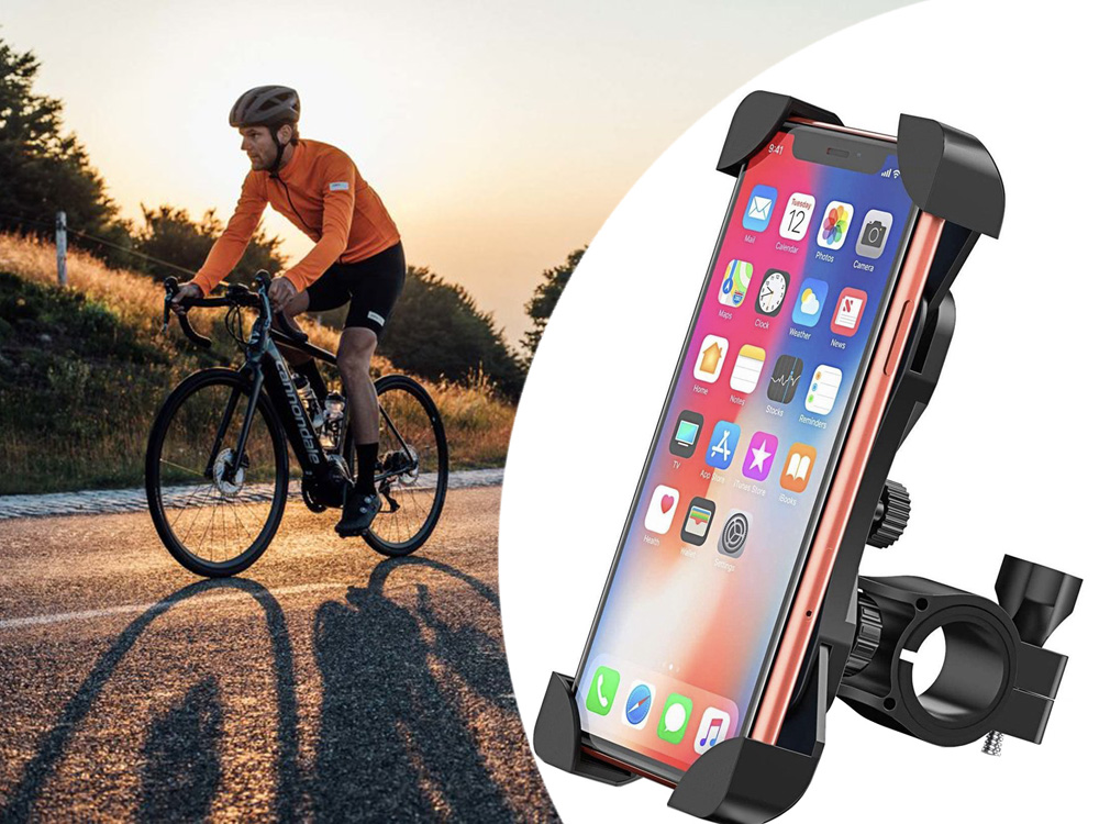 Stable Durable Motorbike Bicycle Handlebar Phone Holder (2)