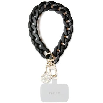 Guess GUOUCBMC4MK Universal Phone Hand Strap 4G Charm, black