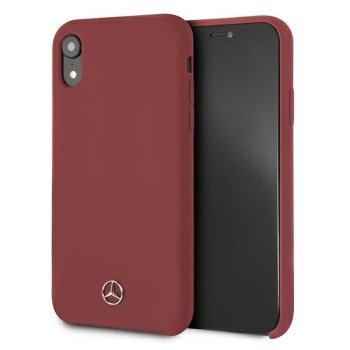 Mercedes MEHCI61SILRE iPhone Xr red hardcase Silicone Line