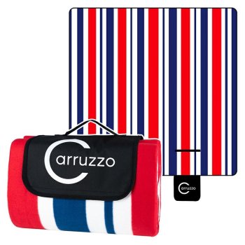 Carruzzo Foldable Beach Garden Picnic Rug Mat Blanket, 200x200 cm