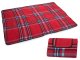 Large Waterproof Picnic Blanket with Insulation XXL 150x200cm, Red Plaid
