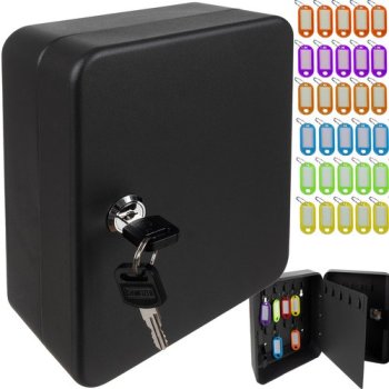Metal Key Cabinet with Lock for 30 Keys Malatec 22631