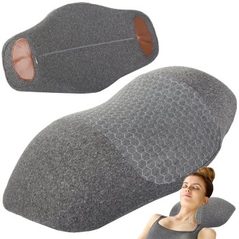 Orthopedic Ergonomic Sleeping Memory Foam Neck Pillow, Cervical Support, Spinal Alignment