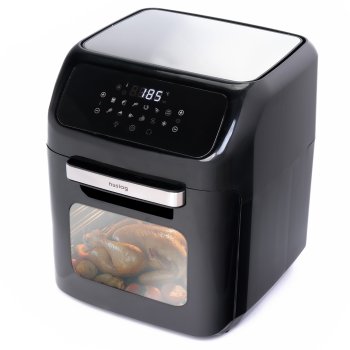 Huslog Air Fryer 1800W, Multifunctional Oven with 12 Presets and Rotisserie