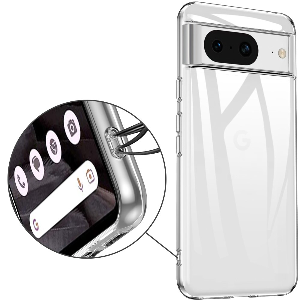 Google Pixel 8 Ultraslim TPU Case Cover, Transparent (0)