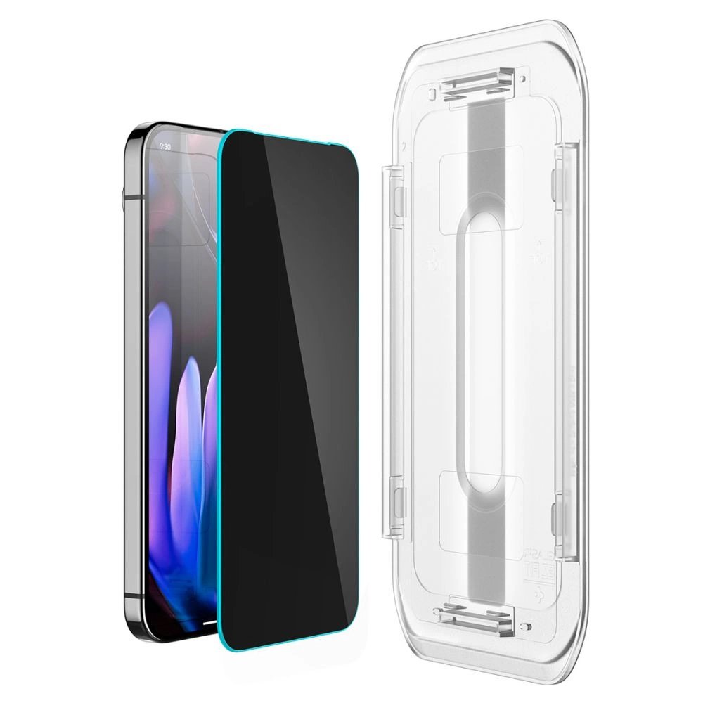 Google Pixel 9 / 9 Pro Spigen "EZ FIT" Privacy Tempered Glass Screen Protector 2 pcs. (2)
