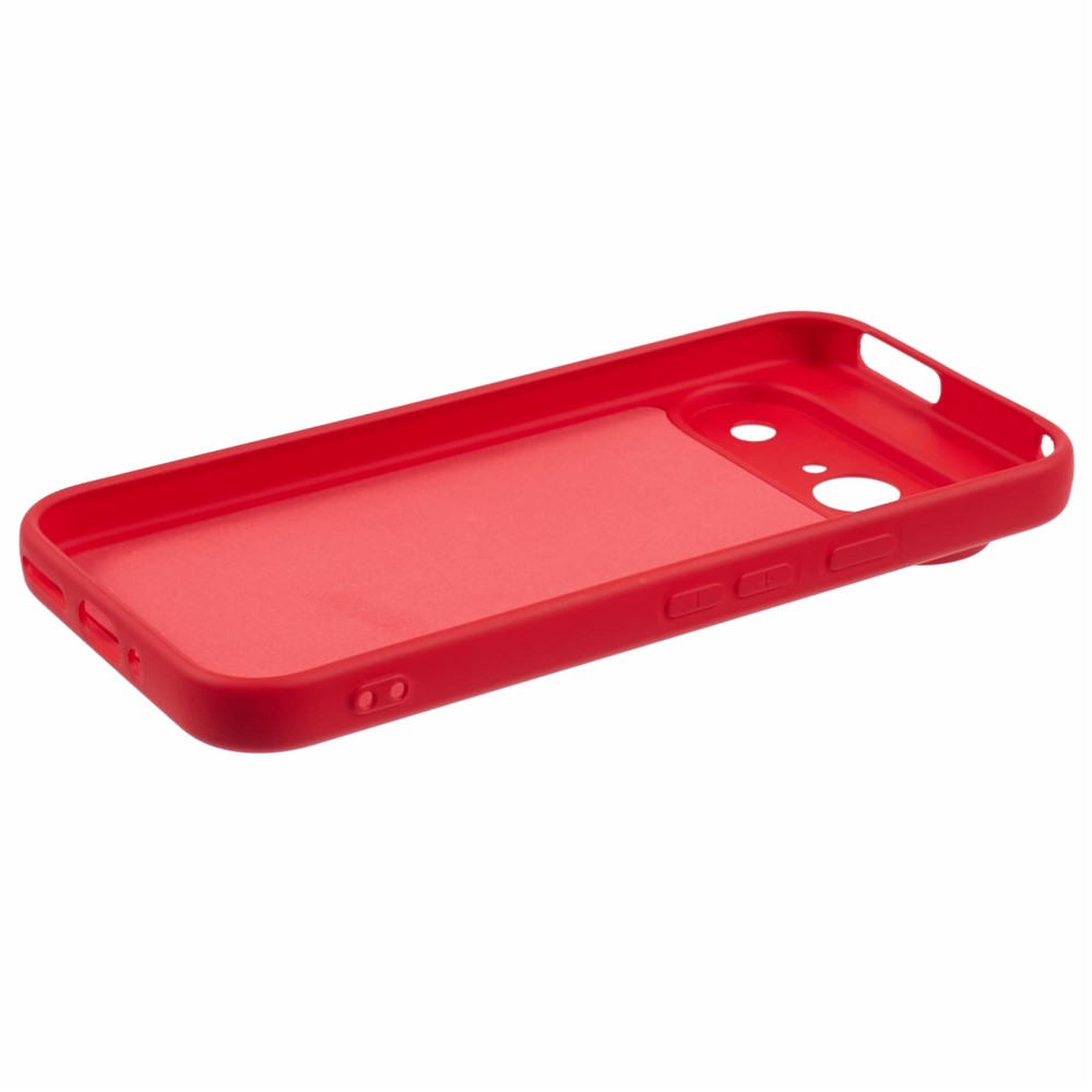 Google Pixel 9 Soft Silicone Anti-Scratch Protective Case Cover, Red (1)