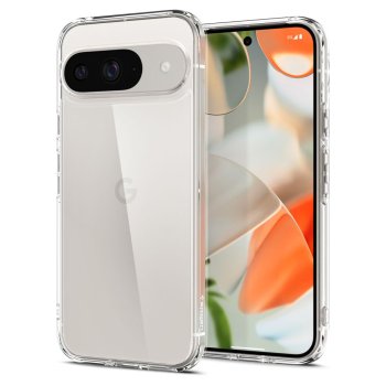 Google Pixel 9 / 9 Pro Spigen Ultra Hybrid Case Cover, Crystal Clear
