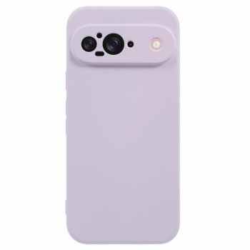 Google Pixel 9 Soft Silicone Anti-Scratch Protective Case Cover, Purple