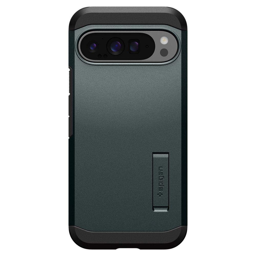 Google Pixel 9 Pro XL Spigen Tough Armor Case Cover, Green (0)