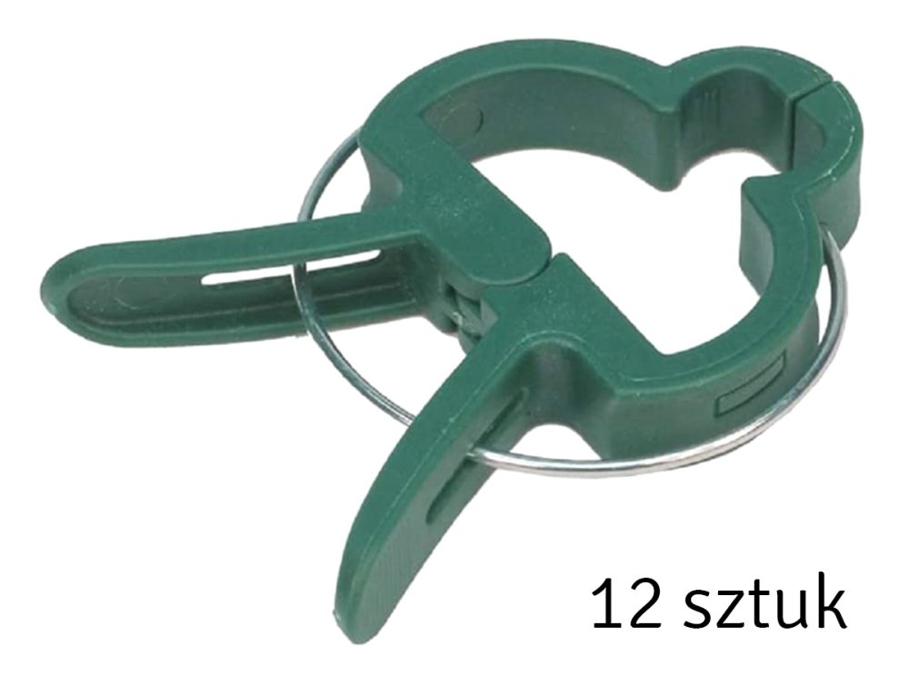 Plant support clips, 12 pcs, green (0)
