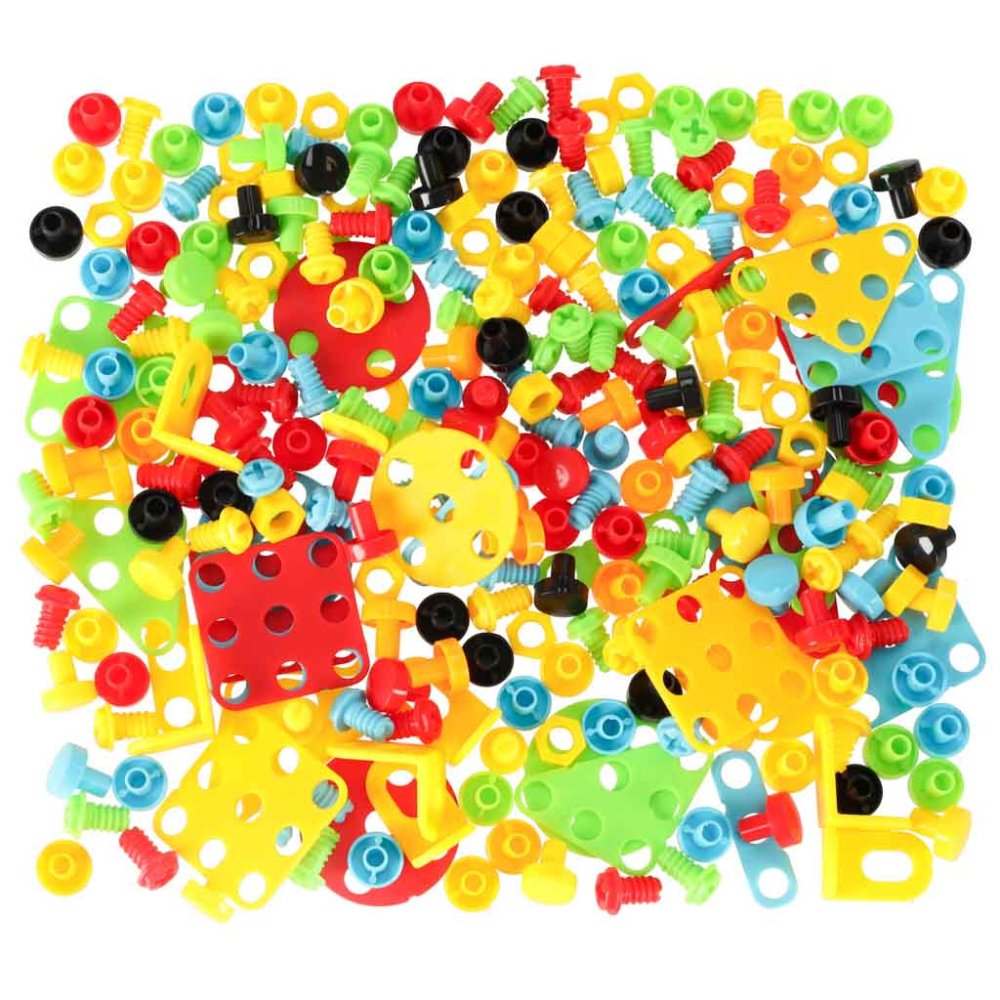 Kids Educational Constructor Tools Set Screwdriver Drill Screws Blocks Transport 285 pcs. (3)