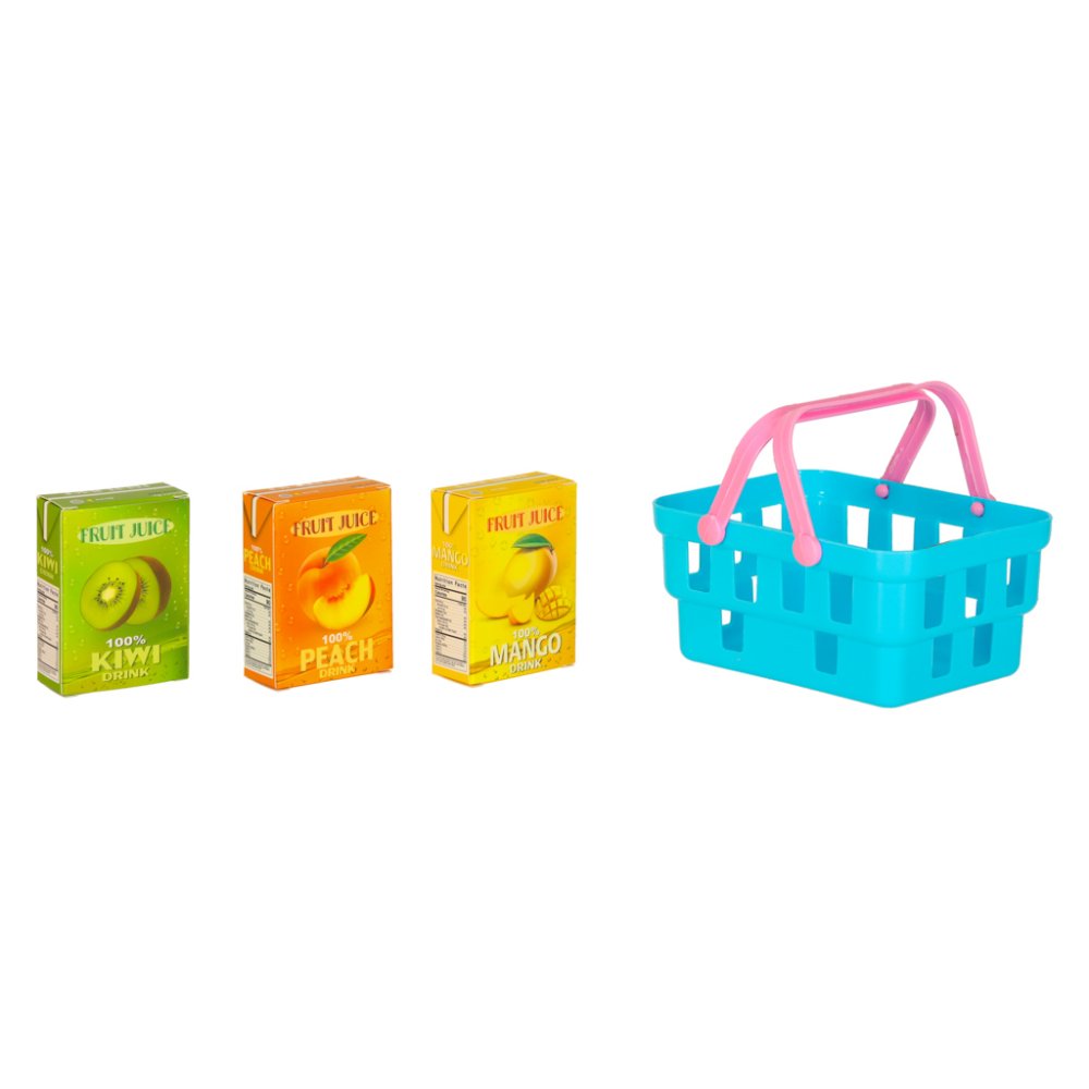 Kids Picnic Basket Fast Food Toy Set (1)