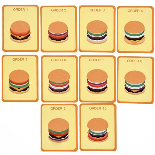 Kruzzel 22673 Wooden Toy Burger (2)