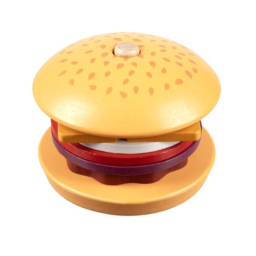 Kruzzel 22673 Wooden Toy Burger (7)