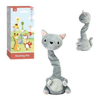 Interactive Dancing and Talking Cat Musical Plush Toy