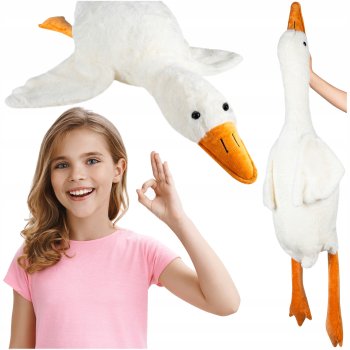 Plush Large Goose-shaped Hugging Pillow, 130cm