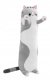 Plush Long Cat-shaped Hugging Pillow, 110cm